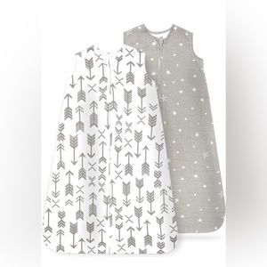 SET OF 2 BUBLO BABY COTTON SLEEP SACKS. 6-12 months